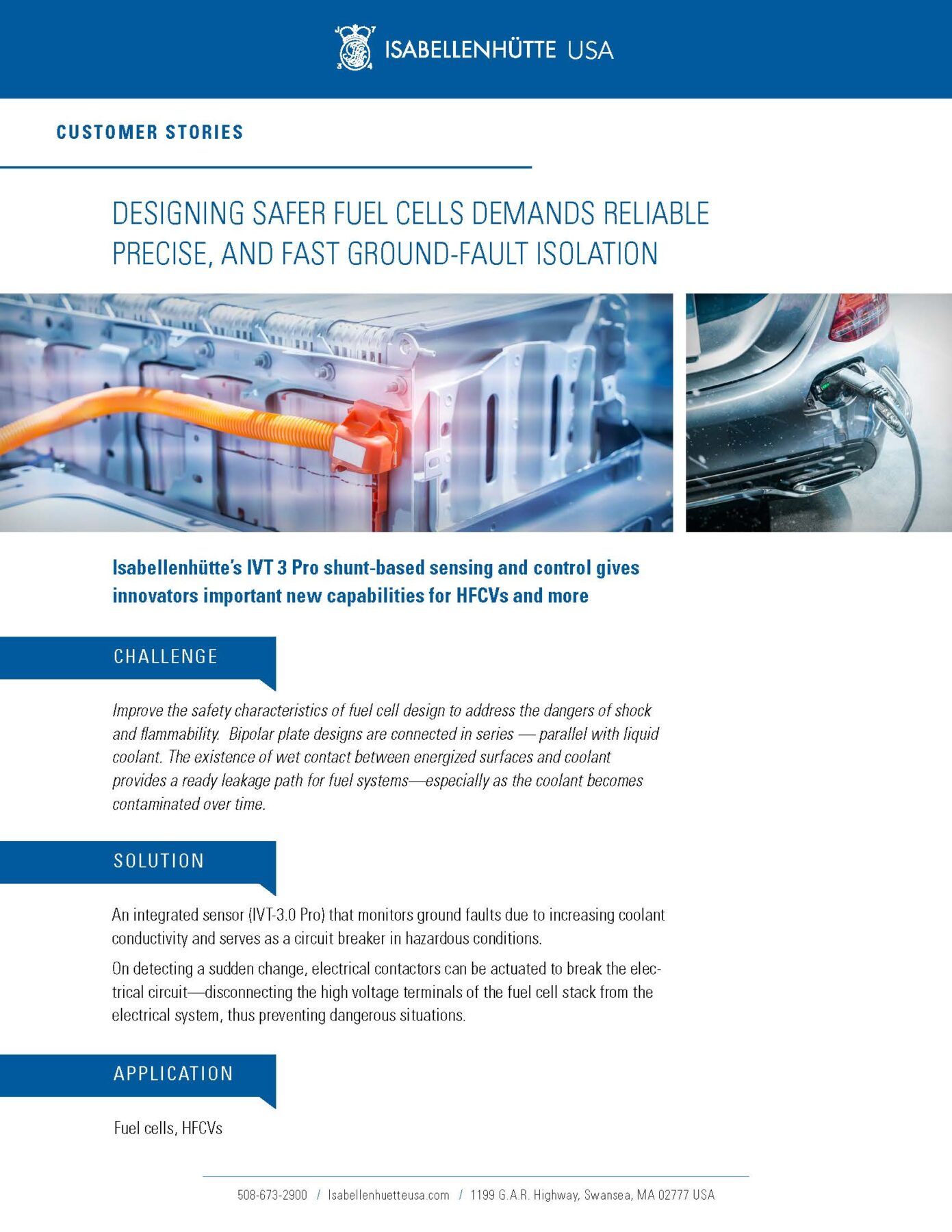 Problems We Solve - Hydrogen Fuel Cells