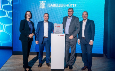 Bosch honors supplier excellence:  Isabellenhütte Heusler receives Bosch Global Supplier Award.