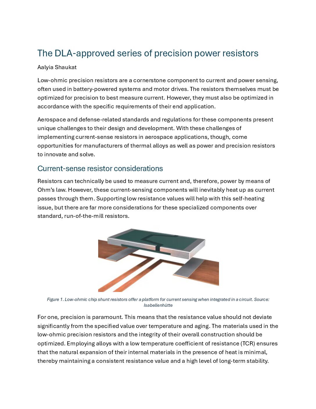 Isabellen_PowerResistors_TechArticle